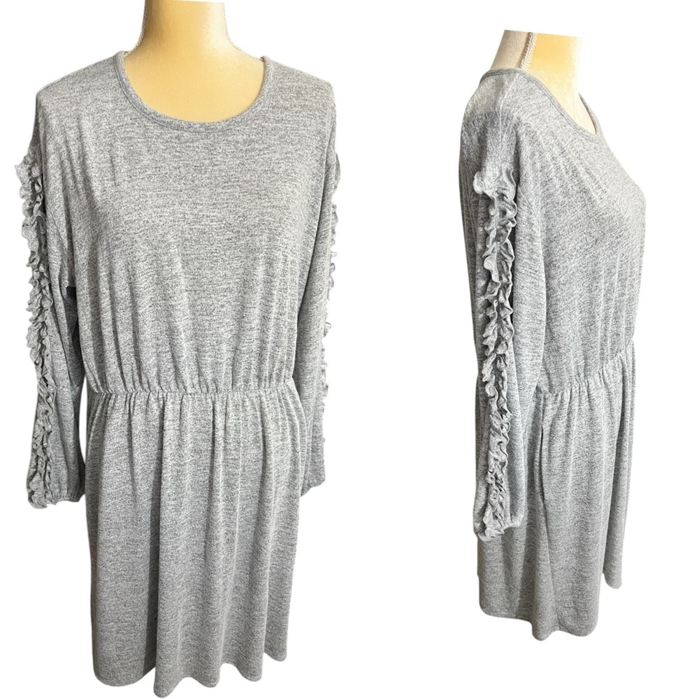 Lane Bryant ruffle sleeves dress with pockets SIZE 14-16